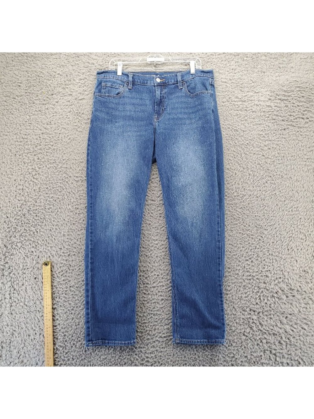 Old Navy Jeans Womens 12 Blue Wow Boyfriend Stretch Denim